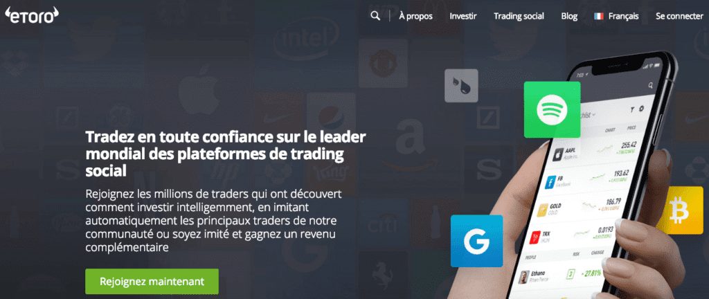 etoro accueil