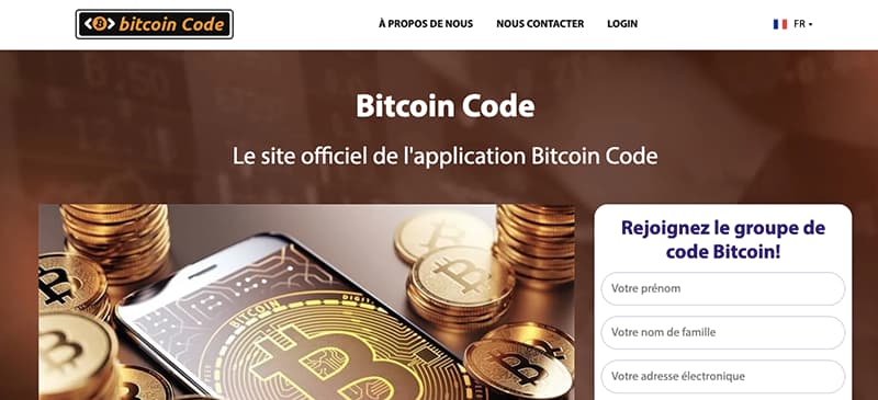 bitcoin code captura d'ecran
