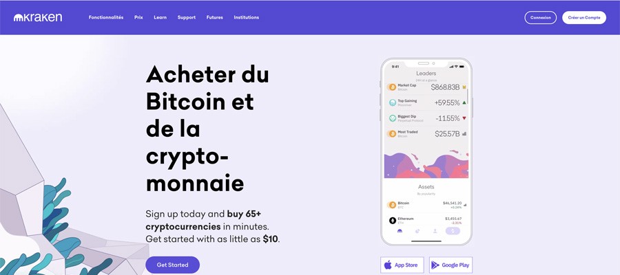 acheter des cryptos kraken