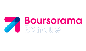 boursorama banque white logo