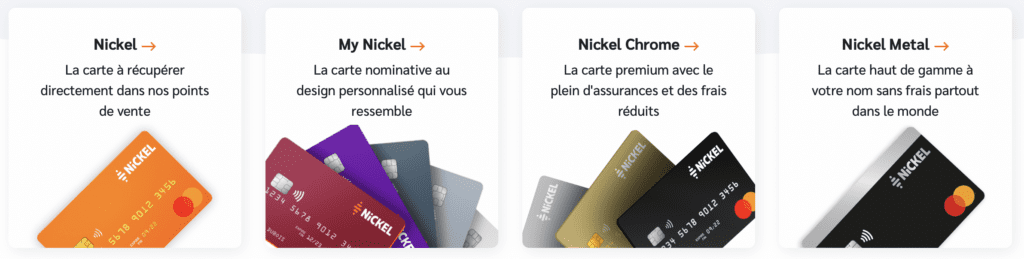 Nickel : les différents comptes