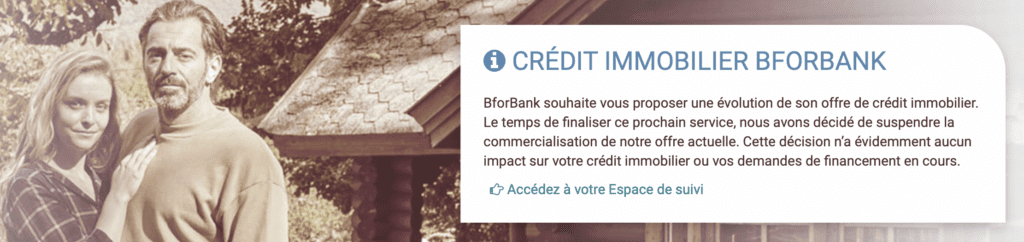BforBank : le crédit immobilier