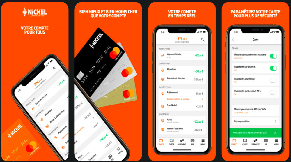 nickel application mobile