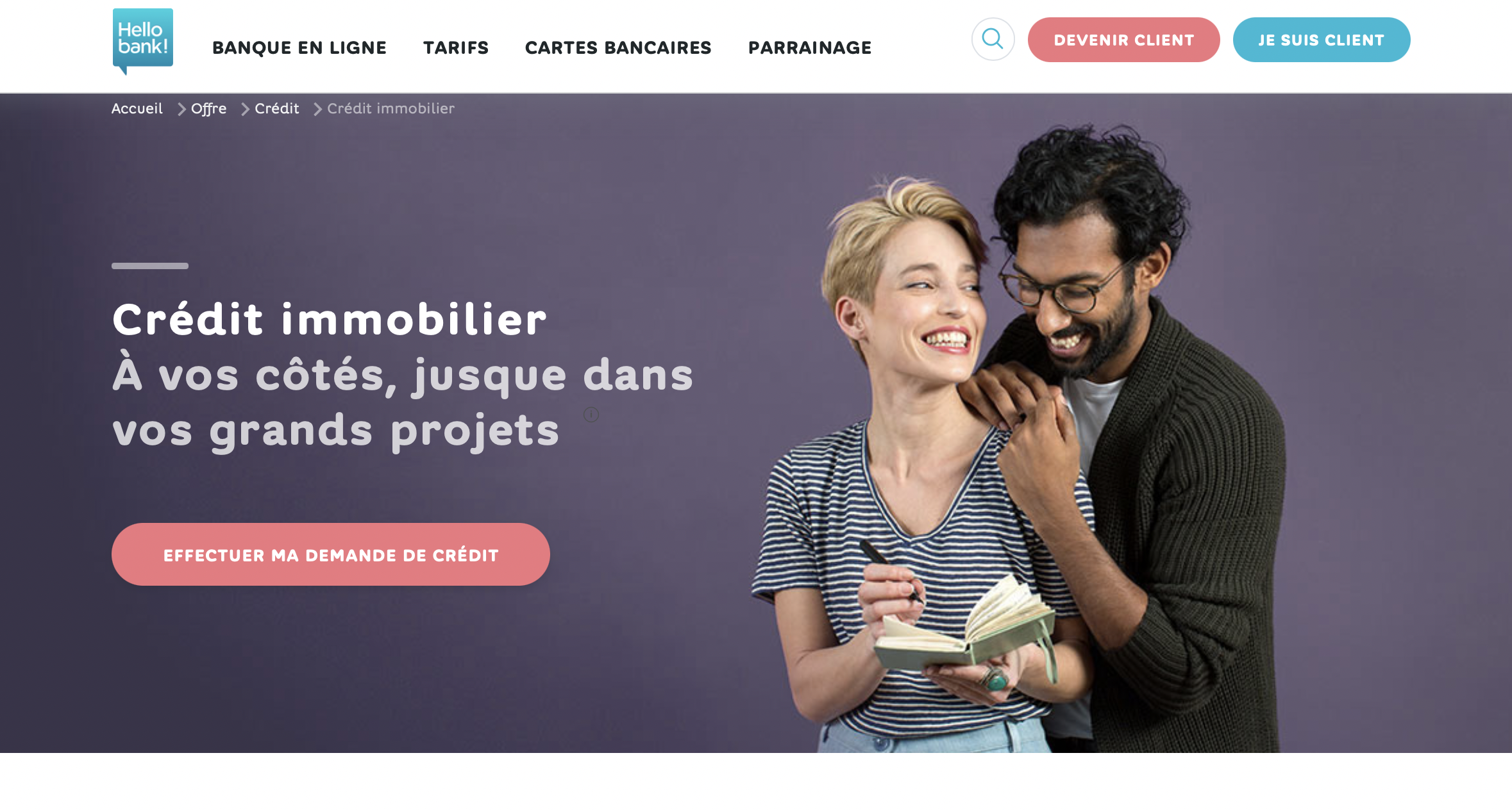 hello bank : credit immobilier