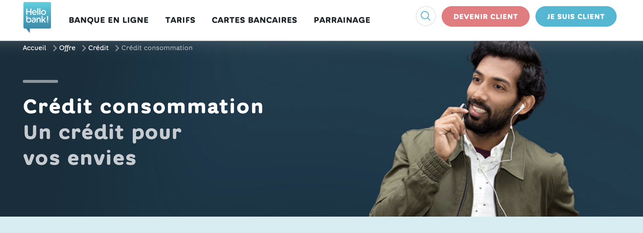 hello bank : credit à la consommation