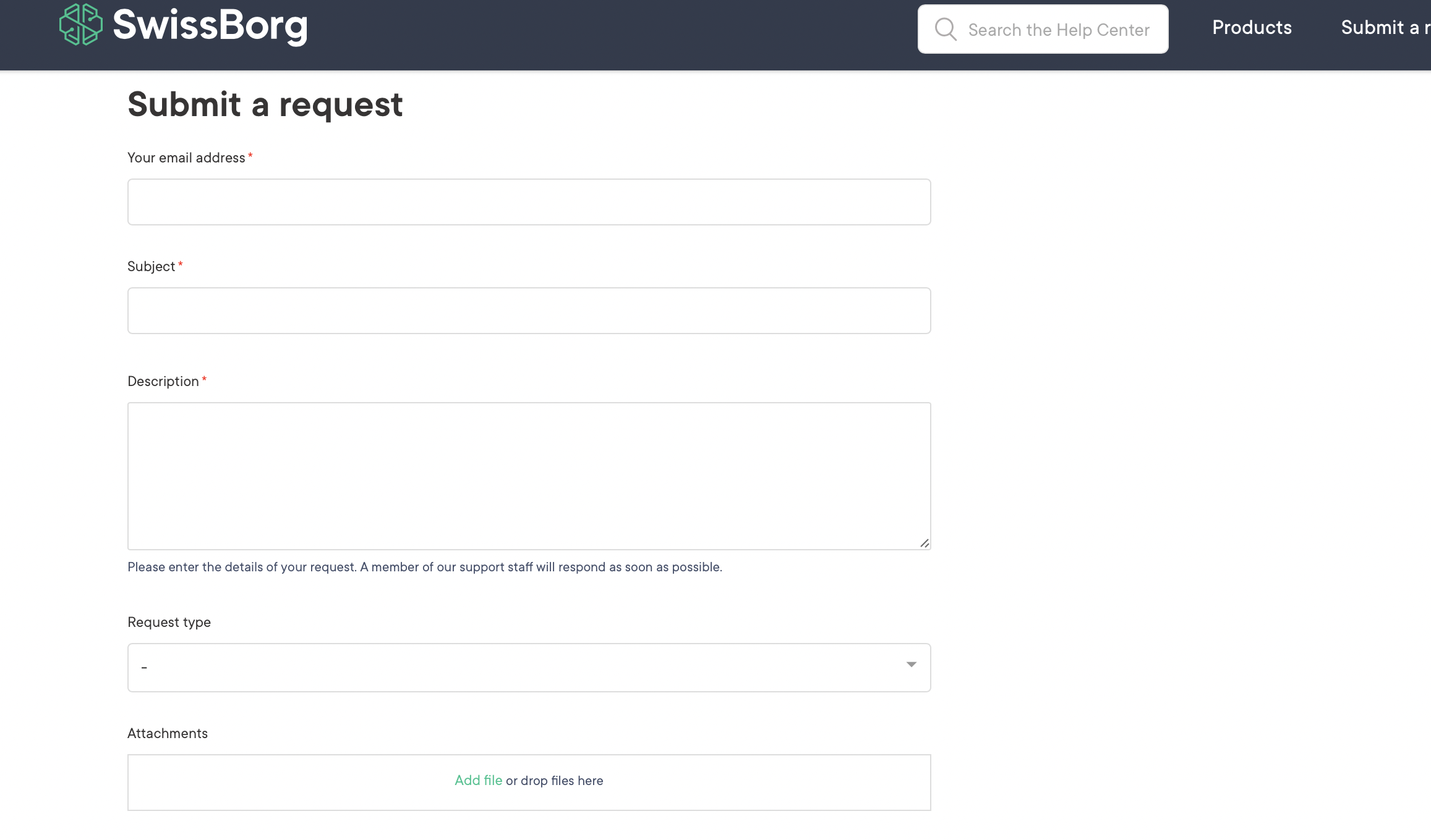 swissborg : service client